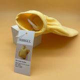 NSHGLL High Quality Rubber Thermos for Neck, Shoulder Pain and Hand Feet Warmer, Menstrual Cramps (Yellow)