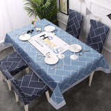 [50 Pattern] Ins Waterproof Table Cloth Chair Cover Cotton Line Festival Wedding Dinner Table Decor Tablecloth
