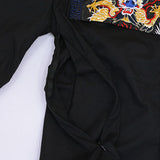 Girls Dress Puff Sleeve Embroidered Dragon Slim Princess Style 2022 Spring New Children's Clothing