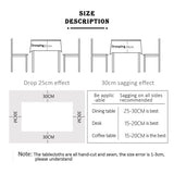 Flax Tablecloth Japanese-style Waterproof and Oilproof Heatproof Tablecloth Rectangular Household Decoration