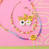 Retro Smiley Classic Ceramic BeadsinsKorean Style Mobile Phone Charm Bracelet NecklaceDIYJewelry Accessories Material