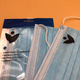 yoiwqueoh Aerosol masks for medical use, Disposable Earloop Face Masks Sanitary Masks For Medical Purposes (Blue)