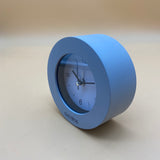 GAUBOS Alarm clocks,10.5cm Round Non-Ticking Silent, AA Battery Operated for Bedroom, Bedside(Gray)