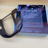 topwin Automotive interior trim, for Honda Accord Gas 2017-2021 Gear Shift Panel Frame ABS Carbon