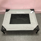 Kaoslen Beds for household pets, Raised Breathable Indoor and Outdoor Pet Bed, Medium (Grey)