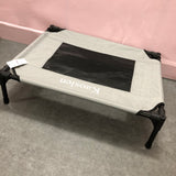 Kaoslen Beds for household pets, Raised Breathable Indoor and Outdoor Pet Bed, Medium (Grey)