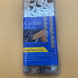 Cyclon, Bicycle parts, namely,  Bike Chain, 1-Speed Bicycle Chain1/2 × 1/8 inch,114 Links