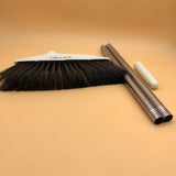 CHCLACE Brooms, 58 inch Long Handle Soft Brooms for Home Kitchen Room Office Lobby(White)