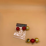 Laoushni Christmas tree decorations, 6 Pack Christmas Ball 30mm/1.12" for Halloween Party Christmas Tree Decorations