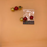 Laoushni Christmas tree decorations, 6 Pack Christmas Ball 30mm/1.12" for Halloween Party Christmas Tree Decorations