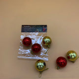 Laoushni Christmas tree decorations, 6 Pack Christmas Ball 30mm/1.12" for Halloween Party Christmas Tree Decorations