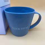 YEOCHEM Coffee cup, Reusable Plastic Drinking Cup with Handle, Unbreakable Coffee Mug Plastic, Set of 1