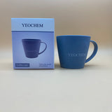 YEOCHEM Coffee cup, Reusable Plastic Drinking Cup with Handle, Unbreakable Coffee Mug Plastic, Set of 1