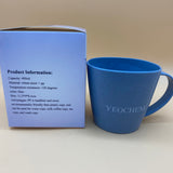 YEOCHEM Coffee cup, Reusable Plastic Drinking Cup with Handle, Unbreakable Coffee Mug Plastic, Set of 1