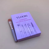 YLOORI Cosmetic brushes, 8pcs Cosmetic Makeup Brushes Set, Portable Makeup Brush Set. (Pink)