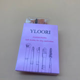 YLOORI Cosmetic brushes, 8pcs Cosmetic Makeup Brushes Set, Portable Makeup Brush Set. (Pink)
