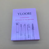 YLOORI Cosmetic brushes, 8pcs Cosmetic Makeup Brushes Set, Portable Makeup Brush Set. (Pink)