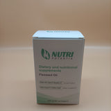 NUTRI POTENTIA Dietary and nutritional supplements,Flaxseed Oil for Heart Health Support 1400 mg