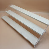 CIDYRANRAN Display racks,2 Tier Clear Acrylic Display Shelf for Cupcakes