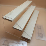 CIDYRANRAN Display racks,2 Tier Clear Acrylic Display Shelf for Cupcakes