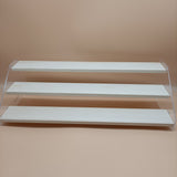 CIDYRANRAN Display racks,2 Tier Clear Acrylic Display Shelf for Cupcakes