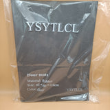 YSYTLCL Door mats,17 x 30 inch Non-Slip Backing Gray, Rubber Outdoor / Indoor