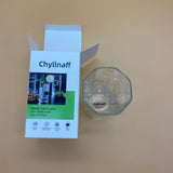 Chyllnaff drinkware, reusable glasses, polygonal glasses for water, juice, beer, wine and cocktails.