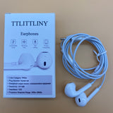 TTLITTLINY Earphones, Wired Earphones with Microphone and Volume Control, Fits All 3.5mm Interface Devices