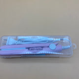 Kanviensl Electric hair-curlers, 2-in-1 Hair Straightener Flat Iron for All Hairstyles,Gifts for Women