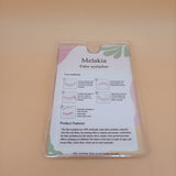 Melakia False eyelashes, 5 Pairs Natural Handmade EyelashesReusable, Cruelty-Free,5 Pairs