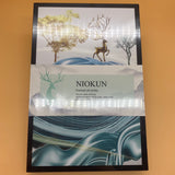 NIOKUM Framed Art Prints, 3-Pack 12x14.5 Inch Canvas Wall Art Prints Set with Forest Elk Picture