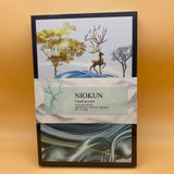 NIOKUM Framed Art Prints, 3-Pack 12x14.5 Inch Canvas Wall Art Prints Set with Forest Elk Picture
