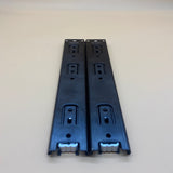 DLNLIY Furniture fittings of metal, namely, drawer slides, 12 Inch 1 Pair Black Close Drawer Slides