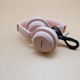 LIONMAX Headphones, 3.5mm wired audio jack foldable lightweight headphones