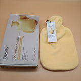 Otzollo Hot water bottles,Hot Compress, Pain Relief from Headaches Yellow