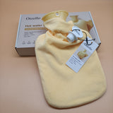 Otzollo Hot water bottles,Hot Compress, Pain Relief from Headaches Yellow