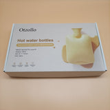 Otzollo Hot water bottles,Hot Compress, Pain Relief from Headaches Yellow