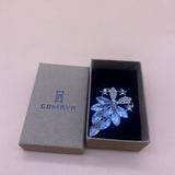 GOMAYA Jewelry ornaments, Rhinestone Buttons Faux Brooch Alloy Floral Pendants for Jewelry Making Crafts Clothes Bags Shoes
