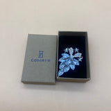 GOMAYA Jewelry ornaments, Rhinestone Buttons Faux Brooch Alloy Floral Pendants for Jewelry Making Crafts Clothes Bags Shoes