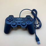Yullhub USB Wired Joystick for Video Games, Gamepad Controller with Dual Vibration Feedback Motors