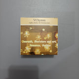 VChymm Lights, electric, for Christmas trees, 10 LED star Christmas tree decorative lights