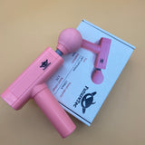 Futuretec Massager, Handheld Neck and Back Pain Relief Massager (Pink Portable)