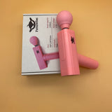 Futuretec Massager, Handheld Neck and Back Pain Relief Massager (Pink Portable)
