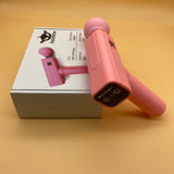 Futuretec Massager, Handheld Neck and Back Pain Relief Massager (Pink Portable)