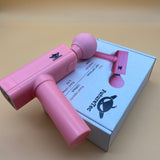 Futuretec Massager, Handheld Neck and Back Pain Relief Massager (Pink Portable)