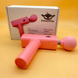 Futuretec Massager, Handheld Neck and Back Pain Relief Massager (Pink Portable)