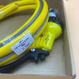 DFYOUHOME Non-metallic hoses and flexible pipes,Metal Water Garden Hose,Lightweight & Flexible, Tangle Free & Kink Free, Dog Proof, for Lawn/Yard/Outdoor/RV