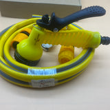 DFYOUHOME Non-metallic hoses and flexible pipes,Metal Water Garden Hose,Lightweight & Flexible, Tangle Free & Kink Free, Dog Proof, for Lawn/Yard/Outdoor/RV