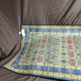 ZHSXWM Oriental rugs,Non Slip Thin Oriental Floral Medallion Area Rug 120*80cm