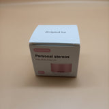 designed for Personal stereos,Mini Shower Speakers for iPhone, Hiking Biking Gift (Pink)